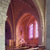 La croisée du transept et le choeur vus vers le nord-est (1996)