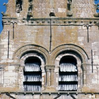 Le second étage du clocher vu de l'ouest (1995)