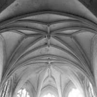 La voûte du choeur et de l'abside du 16ème siècle (1995)