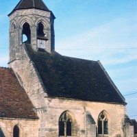 Vue partielle de l'église depuis le sud-ouest (1970)