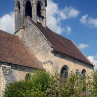 Vue partielle de l'église depuis le sud-ouest (2015)