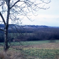 Le site de Montmille vue du nord (1973)