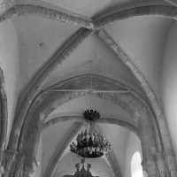 Les voûtes de la croisée du transept et du choeur vues vers l'est (1996)