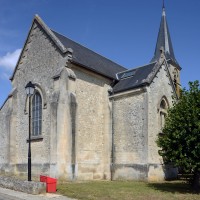L'église vue du sud-ouest (2019)