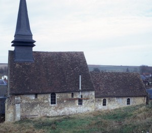 L'église vue du sud (1973)