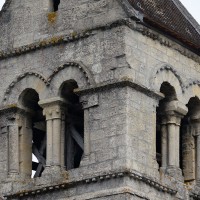 L'étage du beffroi du clocher vu du sud-ouest (2017)