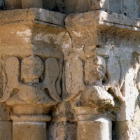 Chapiteaux des piédroits de droite du portail ouest (1996)