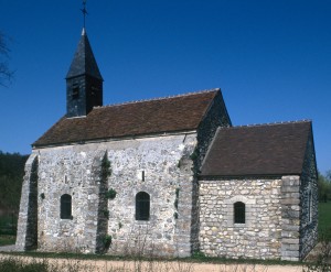 La chapelle vue du sud-est (1995)