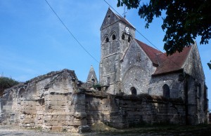 L'église vue du sud-ouest (1996)