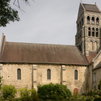 La nef et le clocher vus du sud (2015)