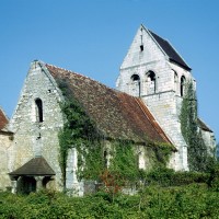 L'église vue du sud-ouest (1972)