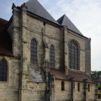 Vue partielle du transept et du choeur depuis le sud-ouest  (2016)