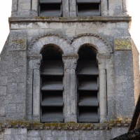 Le second étage du clocher vu de l'ouest (2018)