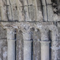 Les chapiteaux du piédroit de droite du portail ouest (2018)