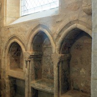 Les arcatures aveugles au mur sud de la seconde travée du choeur (2004)