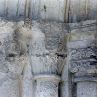 Les chapiteaux des piédroits de gauche du portail ouest (2004)