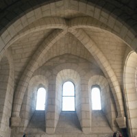 La voûte de la seconde travée du choeur vue vers l'est