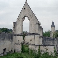 Les ruines de l'église vues du sud-ouest (2007)