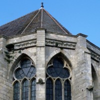 Les parties hautes de l'abside vues du sud-est (1997)