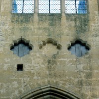 Quadrilobes au second étage d'une travée du mur gouttereau (1997)