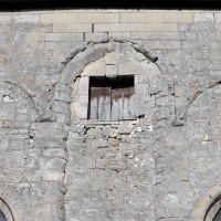 Le triplet du mur sud de la chapelle du 12ème siècle (2018)