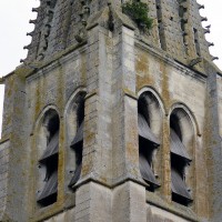 L'étage du beffroi du clocher vu du sud-ouest (2016)