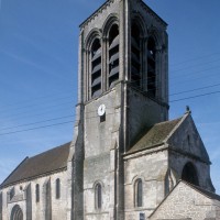 L'église vue du sud-est (1993)