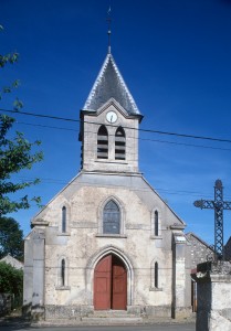 La façade de l'église vue de l'ouest (1996)