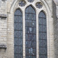 Fenêtre du mur sud du transept (2015)