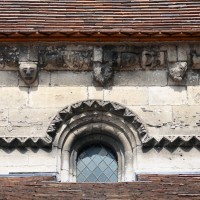 Fenêtre haute du mur gouttereau sud de la nef (2015)