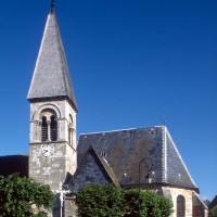 Le clocher et le choeur vus du sud (1996)