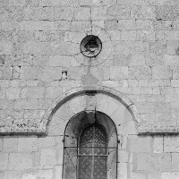 Détails du mur sud de la chapelle (1970)