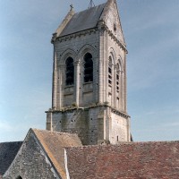 Vue partielle du clocher depuis le nord-ouest (2001)