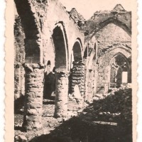L'intérieur de l'église le 6 juin 1940. Photo provenant de la famille Gallopin, de Paillart, et aimablement communiquée par M. Romain Caron.