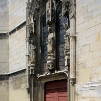 Le portail du bras sud du transept vu du sud-est (2016)