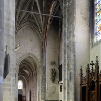 Le bras nord du transept vu vers l'ouest (2016)