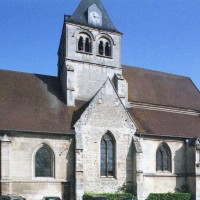 Vue partielle de l'église depuis le sud-ouest (2008)