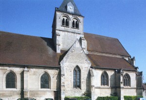 Vue partielle de l'église depuis le sud-ouest (2008)