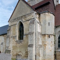 Le bras sud du transept vu du sud-est (2008)