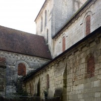 Vue partielle de la nef et du bras nord du transept depuis le nord-ouest (2016)