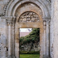 Le portail d'accès à la tribune de la chapelle (1991)