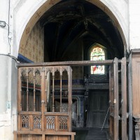 L'entrée de la chapelle seigneuriale (2016)
