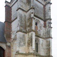 Le clocher vu depuis le nord-est (2016)