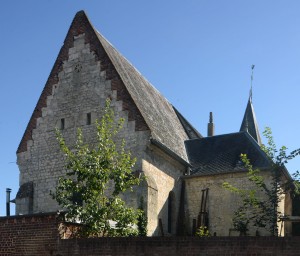 Vue partielle du choeur et de la chapelle nord depuis le nord-ouest (2016)