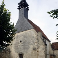 Le choeur de l'ancienne église vu du nord-ouest (2016)