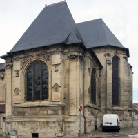 Le choeur et la chapelle sud vus du sud-est (2017)