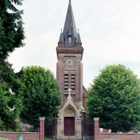 L'église vue du sud-ouest (2008)